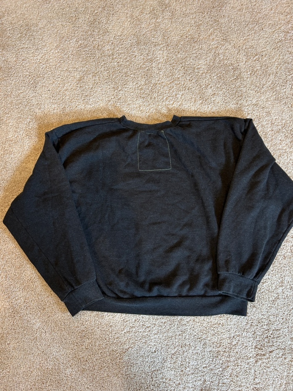 Aviator Nation Black Lightning Bolt Crewneck Sweatshirt - Picture 3 of 3